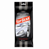 Салфетки TOP Gear для стекол и зеркал влажные 1/32шт